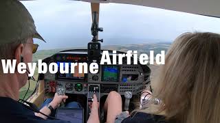 Weybourne airfield in a Robin Aircraft DR401 [upl. by Adiela]