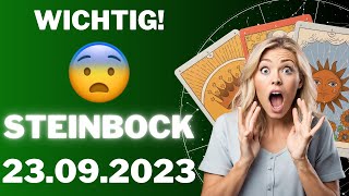 STEINBOCK ♑️💡 LEBENSVERÄNDERNDER TIPP 🔮 Horoskop  23September 2023 steinbock tarot [upl. by Arret]