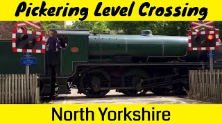 Pickering Level Crossing North Yorkshire Moors Railway  Traingenix [upl. by Lenz]