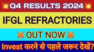 IFGL Refractories Q4 Results 🔴 IFGL Refractories Result Today 🔴 IFGL Refractories Share Latest News [upl. by Willing]