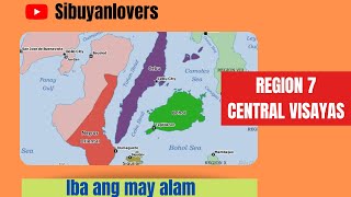 Map of Region 7 CENTRAL VISAYAS [upl. by Juan]