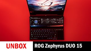 Unbox ASUS ROG Zephyrus Duo 15 with INTEL Core i710875H Processor [upl. by Rebe]