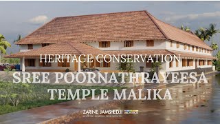 SREE POORNATHRAYEESA TEMPLE MALIKA [upl. by Yrrem]