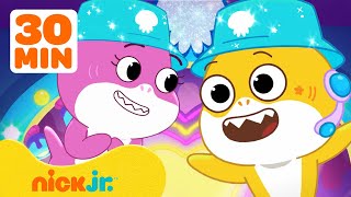 Baby Shark Sings on the Big Stage 🎤 w Anderswim amp William  30 Minute Compilation  Nick Jr [upl. by Sirrep]