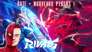 Marvel Rivals  Date de sortie  nouveaux personnages [upl. by Nesrac154]