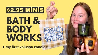 Minis Sale at Bath and Body Works Plus a few Voluspa Candles [upl. by Ignatia821]