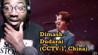 Dimash  Dudarai CCTV1 China REACTION dimash [upl. by Nanreit485]