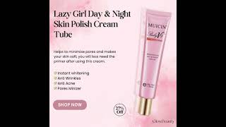 MUICIN V9 Lazy Girl Day amp Night Skin Polish Cream skincare glowbeauty beauty beautyproduct [upl. by Schofield220]