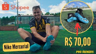 Review chuteira Nike Mercurial da Shopee R 7000 [upl. by Asyar945]