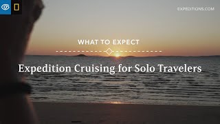 What to Expect Expedition Cruising for Solo Travelers  Lindblad Expeditions [upl. by Noired740]