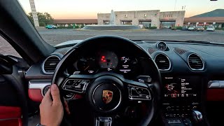 Porsche 718 Cayman S 2017  4K POV Drive Test [upl. by Haskins321]