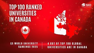 Top 100 Ranked Universities in Canada [upl. by Manly632]