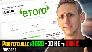 Suivi dun portefeuille eToro de 10 000  Action  Cryptomonnaie Septembre 2024 [upl. by Madonna626]