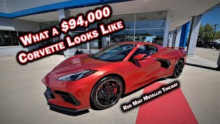 94000  2021 C8 COREVETTE 3LT Convertible w Z51  Red Mist Metallic Tincoat [upl. by Kehoe]