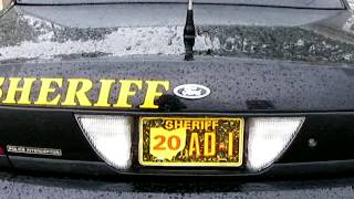 Defiance County Sheriff car at Newmans carryout Sept 19 2013 [upl. by Palgrave]