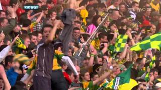 Donegal V Mayo Final Whistle And Celebrations GAA All Ireland Football Final 2012 HD [upl. by Nnalorac]