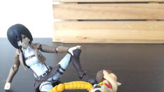 Mikasa vs Woody stopmotion [upl. by Ocramed]