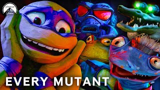 Every MUTANT in Teenage Mutant Ninja Turtles Mutant Mayhem  Paramount Movies [upl. by Nylaj563]