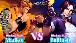 KOF XV🔥🕹️⚡️The Next Level Of KOF 15 Season⚡Rank Match⚡️MADKOF🔥VS🔥BAIRUSH ⚡️KOF 15 GAMEPLAY Season🕹️🔥 [upl. by Ayhtnic]