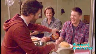 Supernatural Season 1  15 FULL GAG REEL Supercut  Funniest Supernatural Bloopers VS Real Life [upl. by Adaha212]