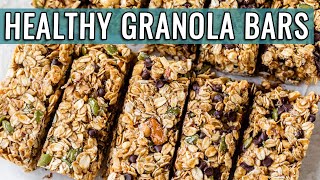 MoneySaving Recipe  Homemade Healthy Granola Bars Crispy or Chewy [upl. by Bloxberg]