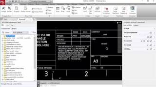 How To Edit Title Block Properties [upl. by Niuqram393]