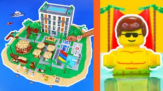 I built a LEGO PRIVATE ISLAND [upl. by Amersham]