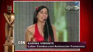 KARINA VIMONTE GANADORA MARTÍN FIERRO 2014 [upl. by Tillie122]