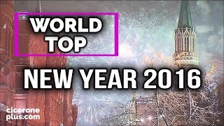 Happy New Year 2024 🚀 TOP 25 WORLD Fireworks and New Years celebrations 2016 [upl. by Naened903]