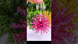 DIY Christmas Tree Ornaments 🎄shorts christmas decor craft ornaments diy [upl. by Naasah686]