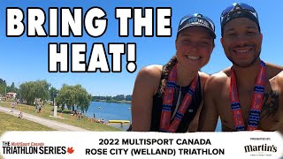 WELLAND LONG COURSE TRIATHLON  Did our heat training pay off [upl. by Oiretule]