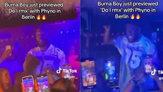 Burnaboy leaks a new song with Phyno [upl. by Arualana]