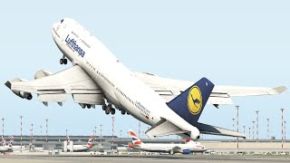 B747 Vertical Take Off Gone Wrong XP11 [upl. by Alexi88]