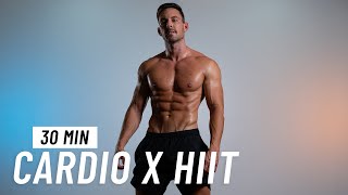 30 MIN CARDIO HIIT WORKOUT  ALL STANDING  No Equipment No Repeats At Home [upl. by Atikal]