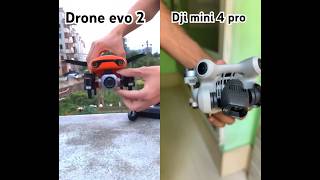 Drone evo 2 vs dji mini 4 pro dji drone shorts ytshorts [upl. by Isoj]