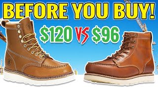 Best Budget Moc Toe Work Boot  Golden Fox vs ROCKROOSTER [upl. by Ferrigno]