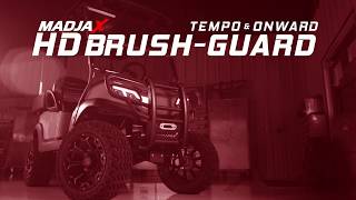 HD Brush Guard for Club Car® Tempo amp Onward  Madjax® Golf Cart Accessories [upl. by Branen]