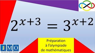 Préparation à lolympiade de mathématiques  trouver x une méthode à connaitre [upl. by Schubert139]