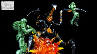 Figma Starship Troopers Traitor Of Mars Warrior Bug  Arachnid Figure Review [upl. by Eibba]