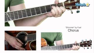 How to Play quotShimmerquot by Fuel on Guitar [upl. by Zilada722]