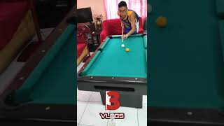 A Marvelous Billiard Trickshot A Kick Shot and a Bank Shot billiards trickshot shorts [upl. by Olonam727]