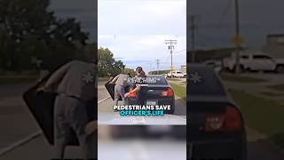 Pedestrians SAVE Officer’s Life 😳 [upl. by Henebry]