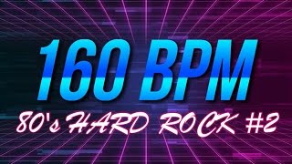 160 BPM  80s Hard Rock 2  44 Drum Track  Metronome  Drum Beat [upl. by Nivrac848]