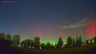 Aurora Borealis Live Cam Uxbridge Ontario Canada [upl. by Llemrej]