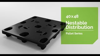 40x48 Nestable Distribution Pallet by PSI® [upl. by Itsyrc770]