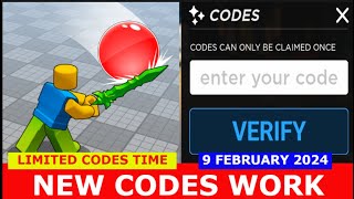 NEW CODES Death Ball UPD ROBLOX  LIMITED CODES TIME  FEBRUARY 9 2024 [upl. by Acirretal23]