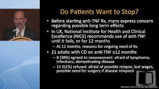 When should we stop antiTNF therapy and how do we then treat the patient [upl. by Anier]