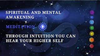 THROUGH INTUITION YOU CAN HEAR YOUR HIGHER SELF  GUIDED MEDITATION  DAY 12  🔵🟣🙏🧘‍♀️ [upl. by Acinomed]