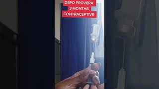 Depo Provera contraceptive injection shorts contraceptives [upl. by Banyaz]