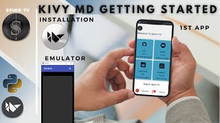 Python KivyMD Building Mobile amp Desktop Apps  KivyMD Emulator amp HotReloadViewer  Live Design View [upl. by Prader6]